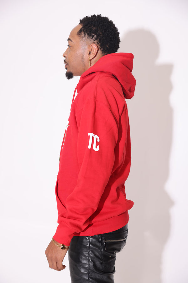 It’s Our Turn” Bold Red Hoodie